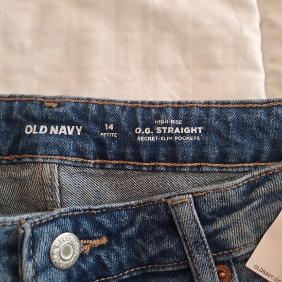 NWT - Old Navy O.G. Straight High-Rise Skinny Jeans - Picture 7 of 10